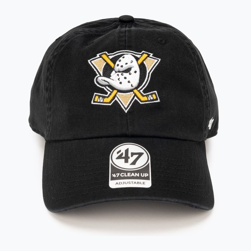 47 Marke NHL Anaheim Ducks CLEAN UP Baseballkappe schwarz