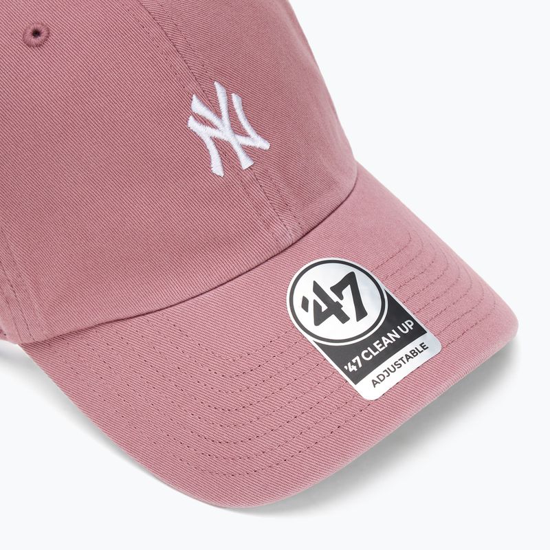 47 Marke MLB New York Yankees Base Runner Kappe CLEAN UP mauve 3