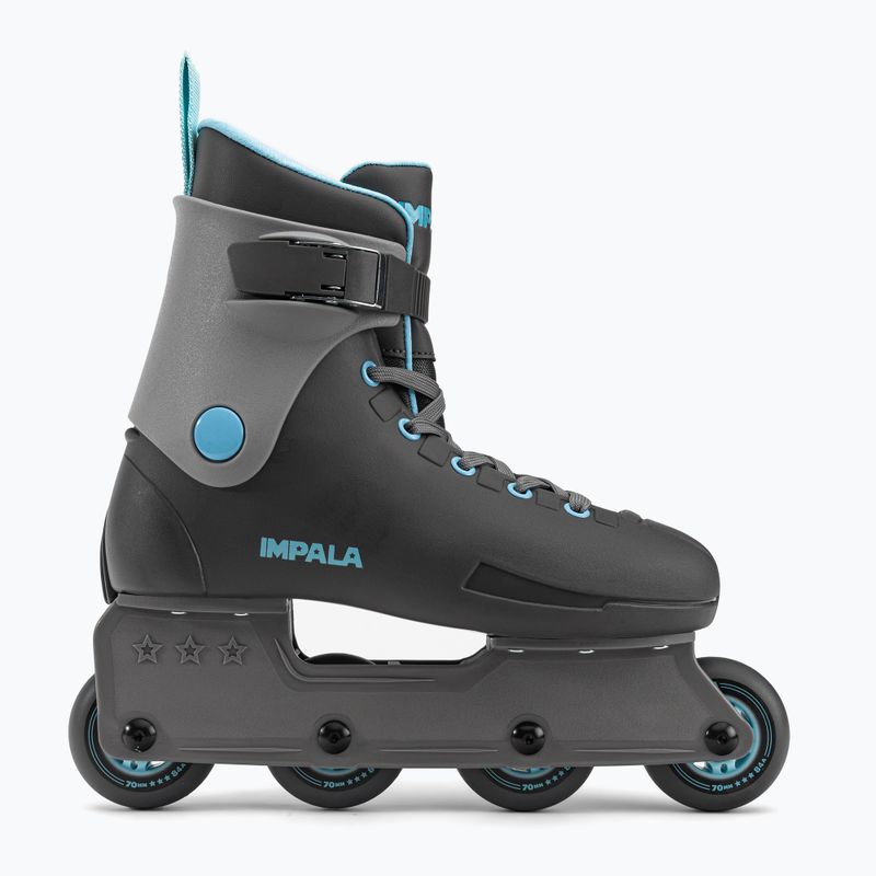 Inline-Skates Damen IMPALA Lightspeed Inline Skate blau-grau IMPINLINE1 2