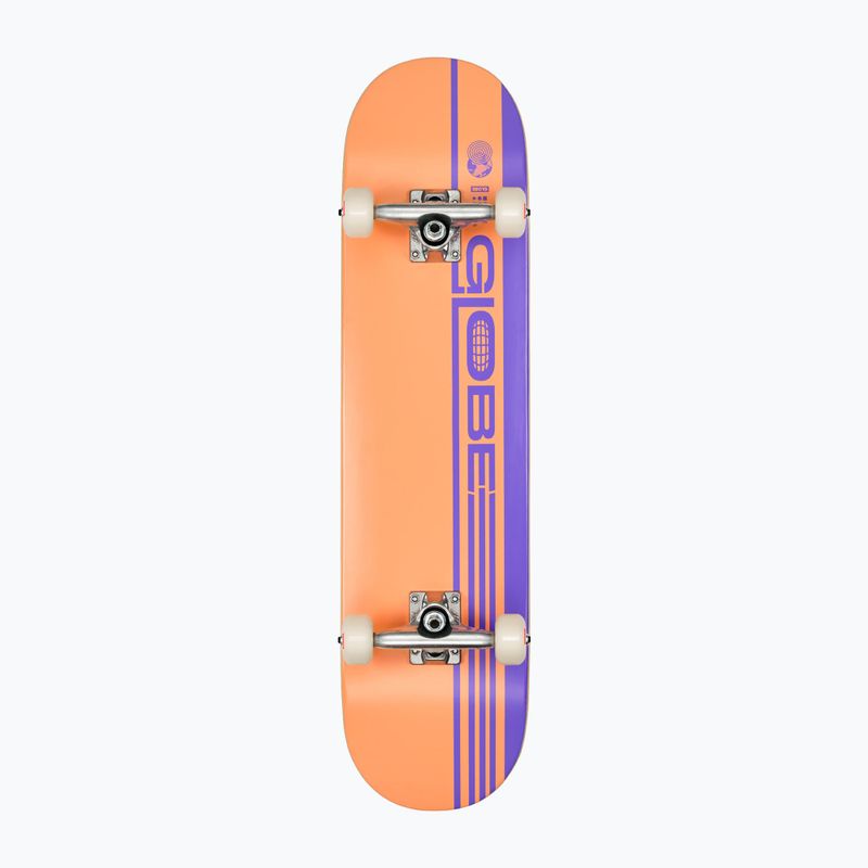 Klassisches Skateboard Globe G0 Strype Hard staubig orange/lavendel 3