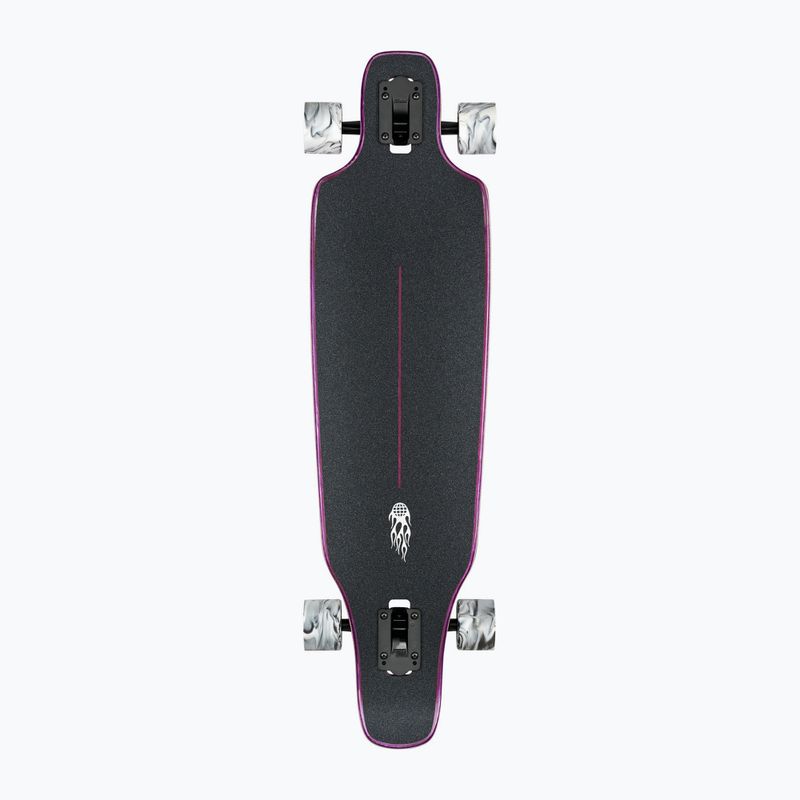Globus Ausreißer lila Flammen Longboard 2