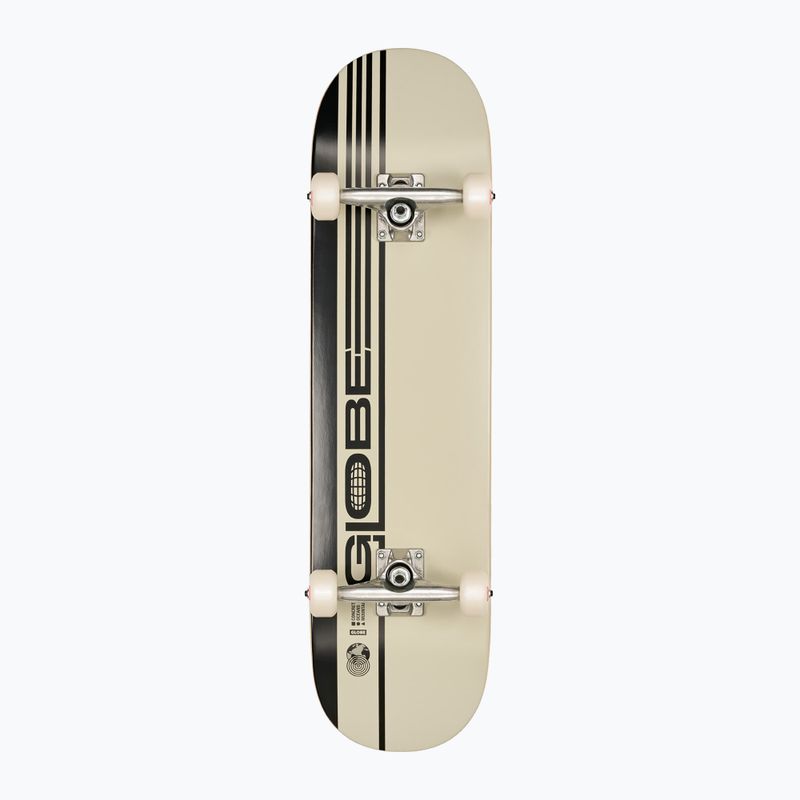 Klassisches Skateboard Globe G0 Strype Hard schwarz/off-weiß 3