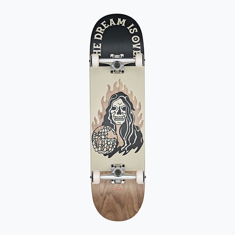 Globe G1 Dream Reaper klassisches Skateboard dunkler Ahorn/schwarz 3