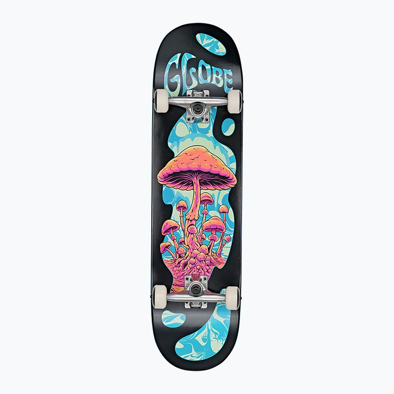 Globe G1 Mind Expansion klassisches Skateboard schwarz/grün 3