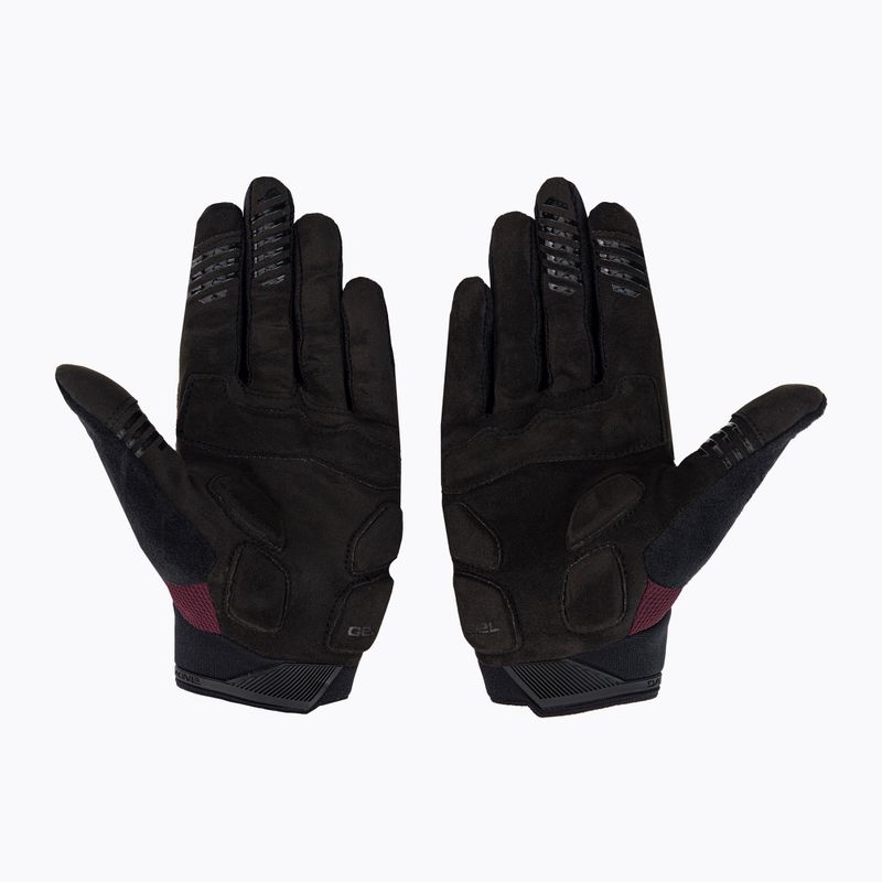 Dakine Damen Fahrradhandschuhe Syncline Gel burgund-schwarz D10003741 2