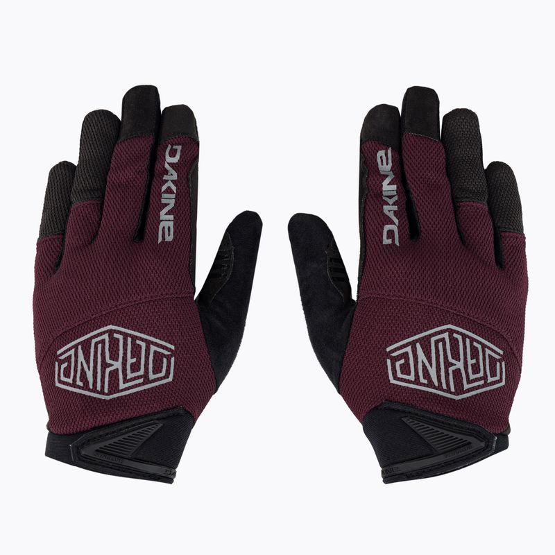 Dakine Damen Fahrradhandschuhe Syncline Gel burgund-schwarz D10003741 3