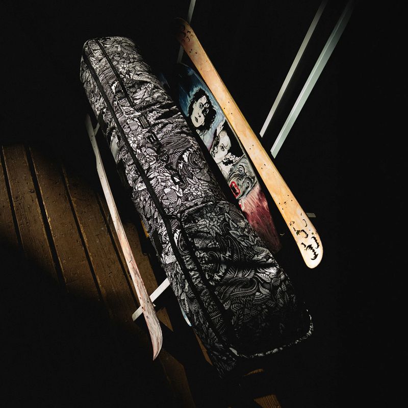 Skitasche Dakine Fall Line Ski Roller Bag kingdom black 3