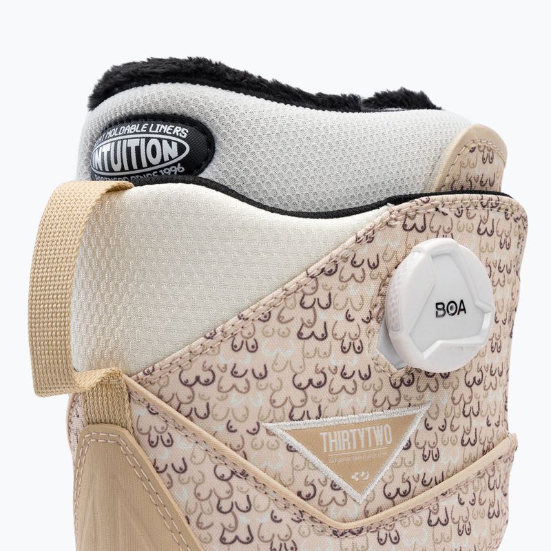 Snowboardboots Damen THIRTYTWO Lashed Double Boa W'S B4Bc '22 beige 8207000033 8