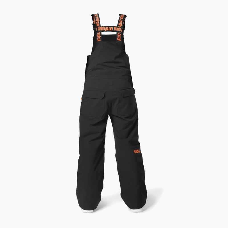 Snowboardhose Kinder ThirtyTwo Youth Basement Bib black/orange 2