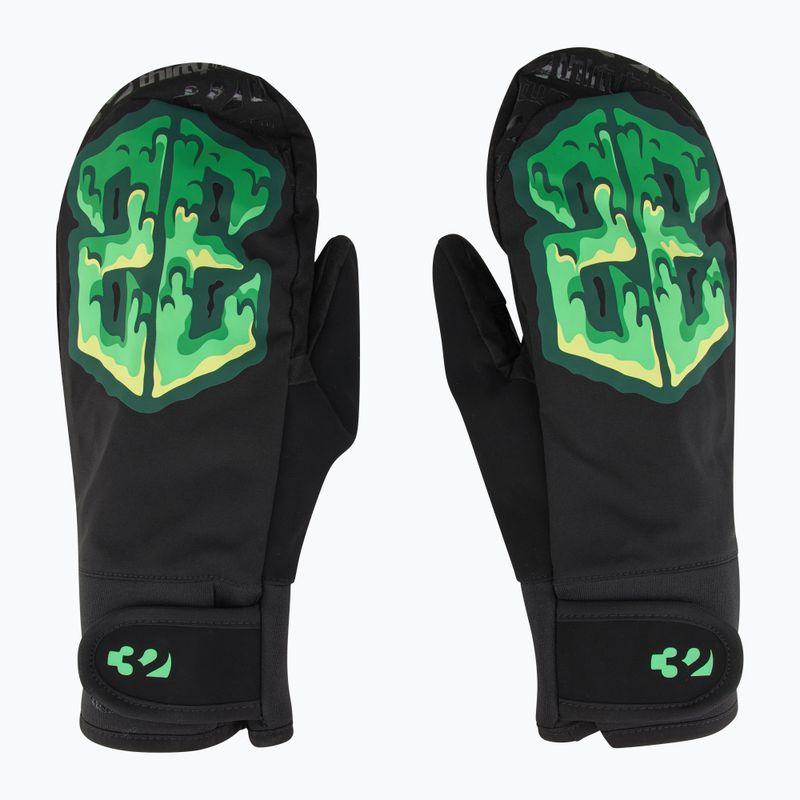 Snowboardhandschuhe Herren ThirtyTwo Gateway Mitt black/green 2