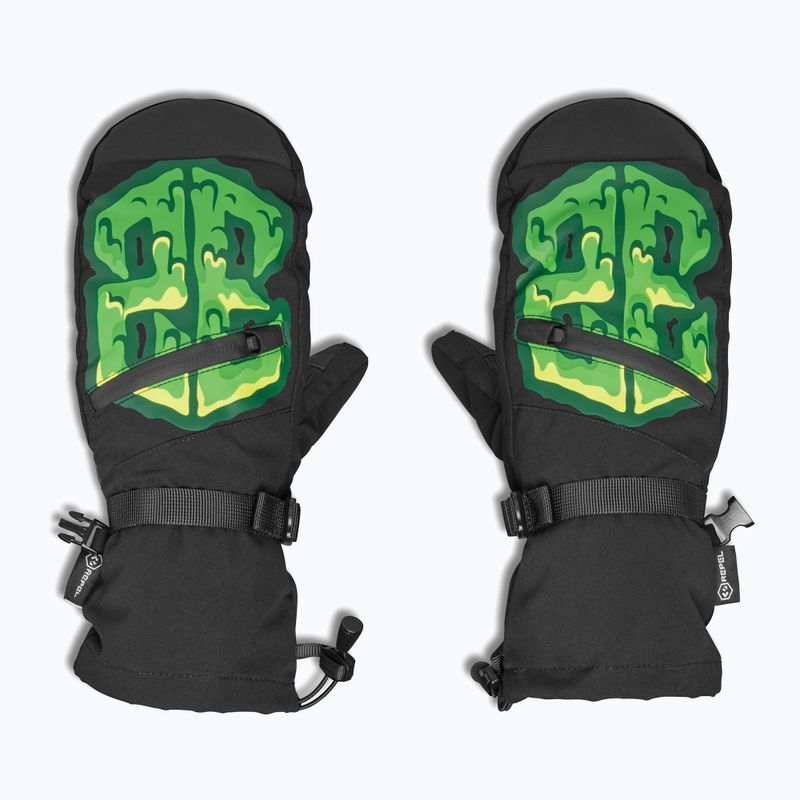 Snowboardhandschuhe Kinder ThirtyTwo Youth Corp Mitt black/green