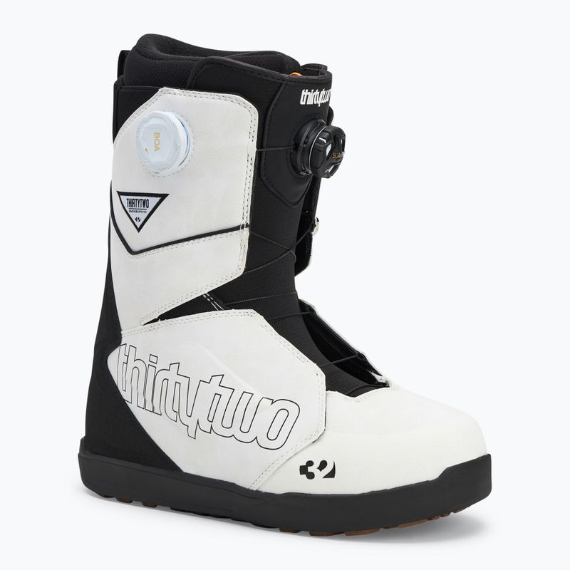 Herren Snowboardschuhe ThirtyTwo Lashed Double Boa '24 weiß/schwarz