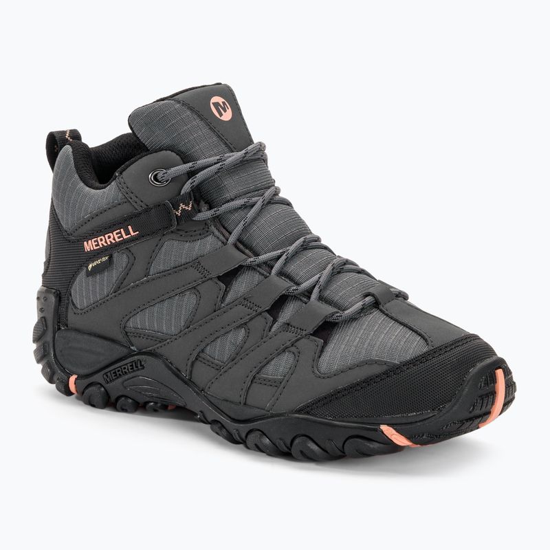 Damen Wanderschuhe Merrell Claypool Sport Mid GTX grau/pfirsich