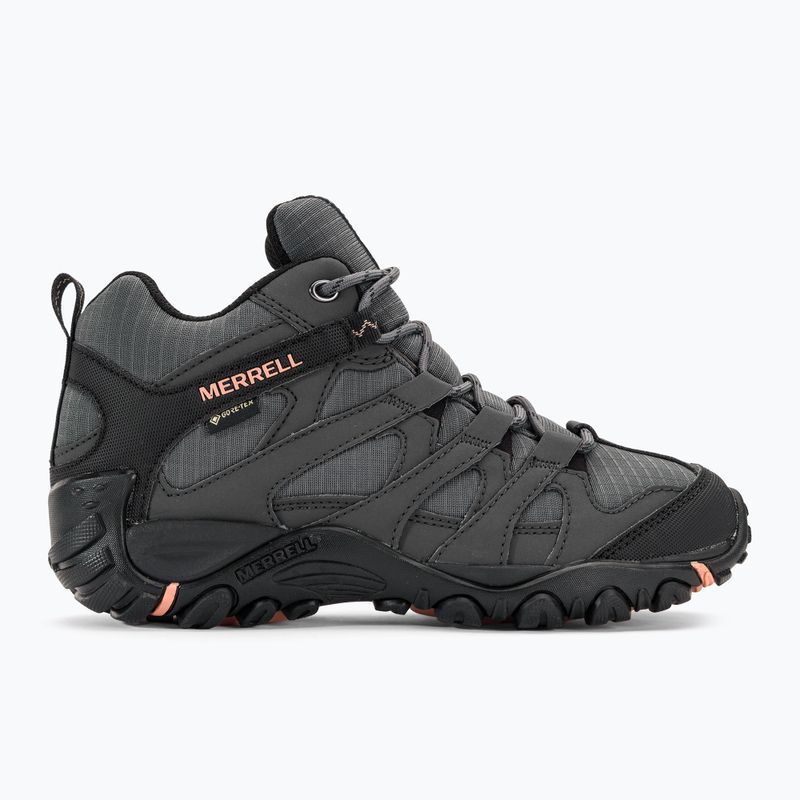 Damen Wanderschuhe Merrell Claypool Sport Mid GTX grau/pfirsich 2