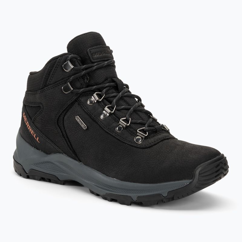 Herren-Trekkingstiefel Merrell Erie Mid Ltr WP schwarz