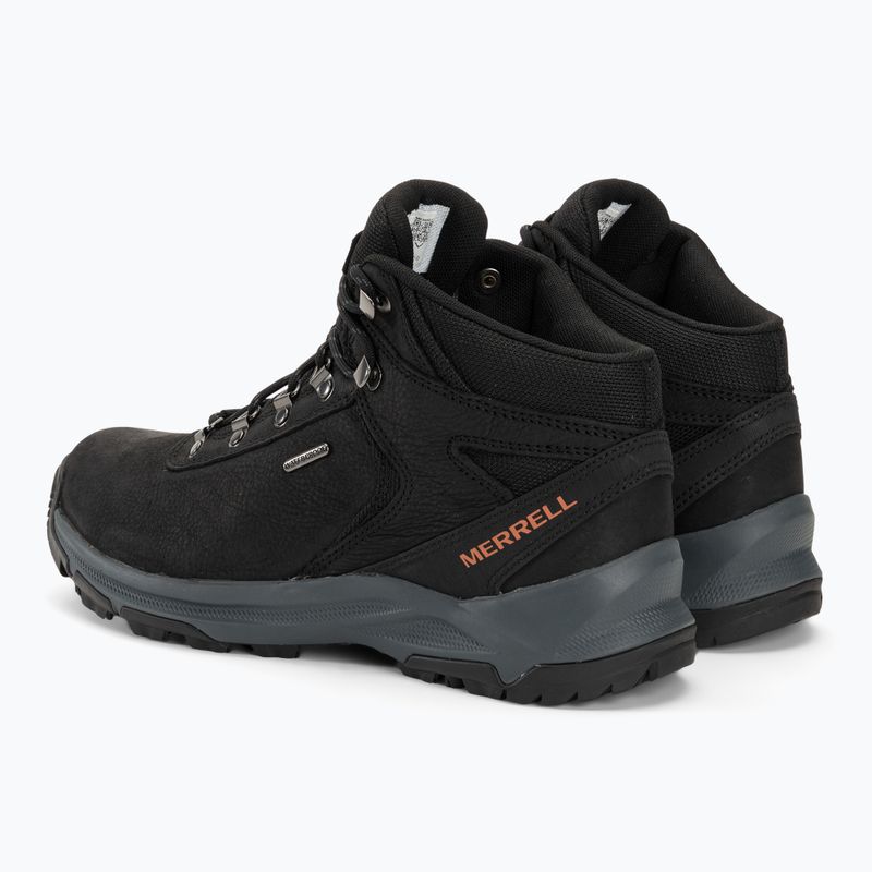 Herren-Trekkingstiefel Merrell Erie Mid Ltr WP schwarz 3