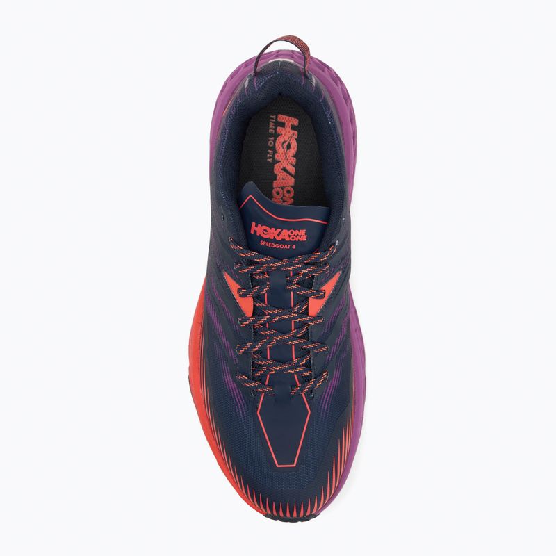 Damen Laufschuhe HOKA Speedgoat 4 outer space/hot coral 5