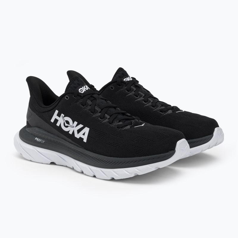 HOKA Mach 4 Herren Laufschuhe schwarz 1113528-BDSD 4