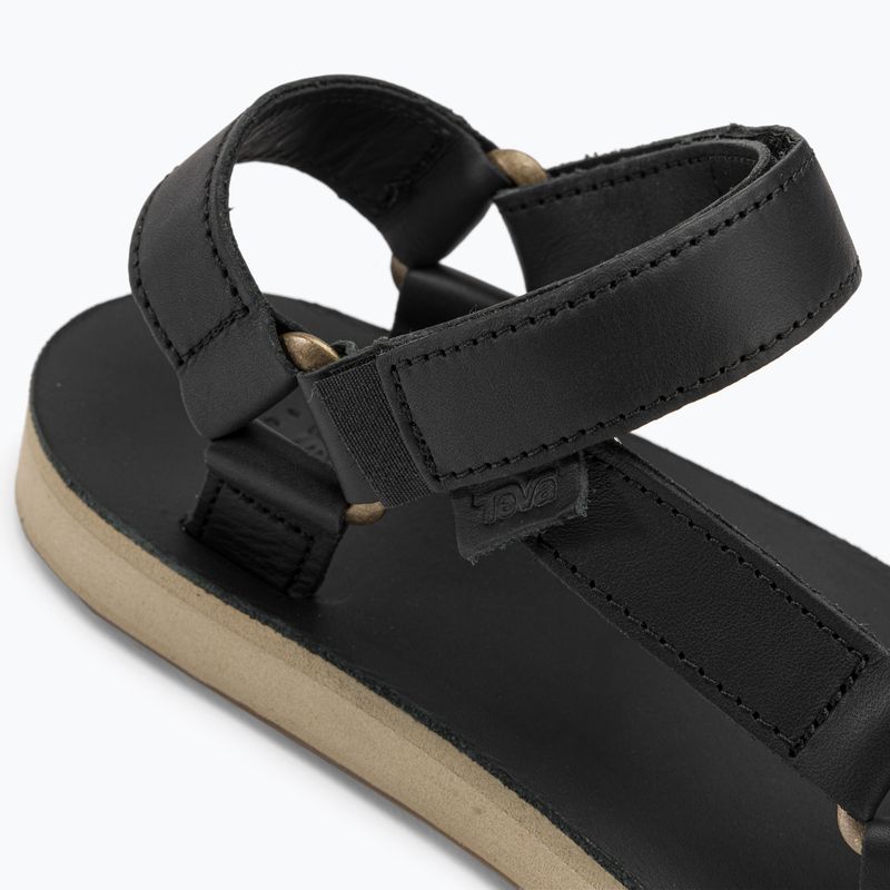 Damen Wandersandalen Teva Original Universal Leder schwarz 8