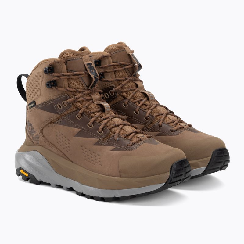 Damen-Trekkingstiefel HOKA Kaha GTX otter/schwarz 4