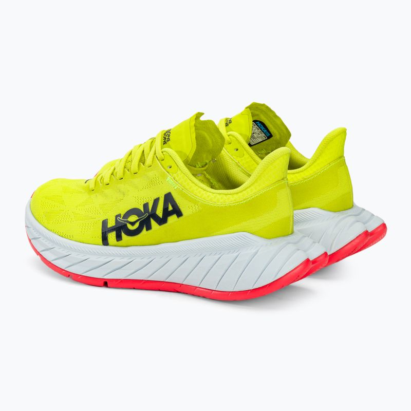 Damen Laufschuhe HOKA Carbon X 2 Nachtkerze/Fiesta 4