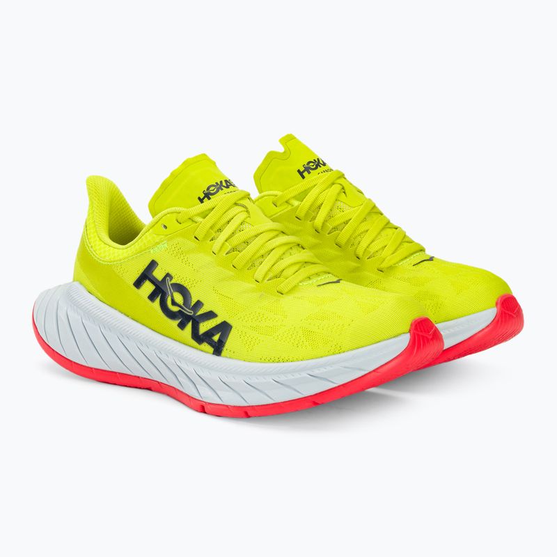 Damen Laufschuhe HOKA Carbon X 2 Nachtkerze/Fiesta 5