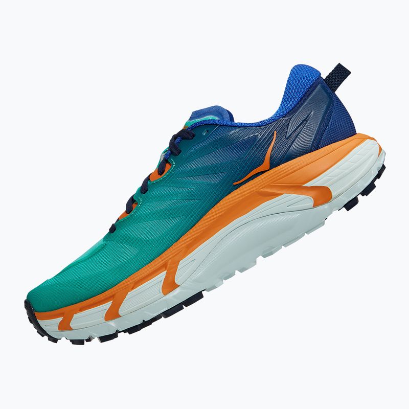 HOKA Mafate Speed 3 Herren Laufschuhe schillernd blau/Wüstensonne 9