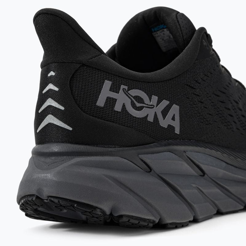 HOKA Herren Laufschuhe Clifton 8 schwarz 1119393-BBLC 10