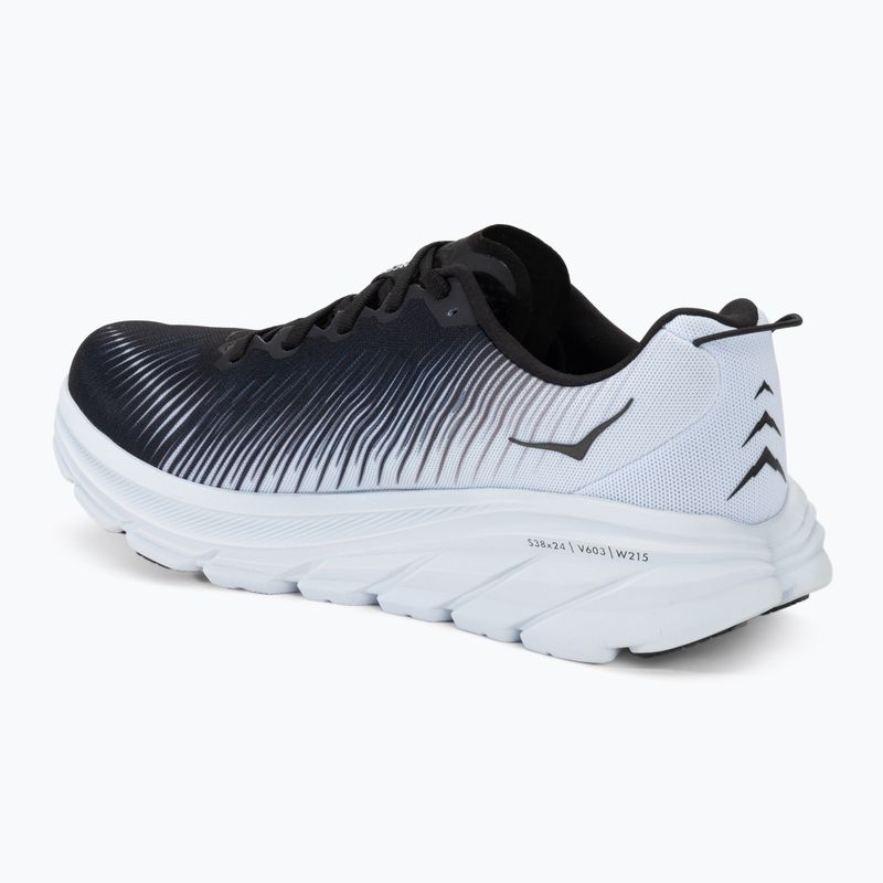 HOKA Herren Laufschuhe Rincon 3 Wide schwarz/weiss 3