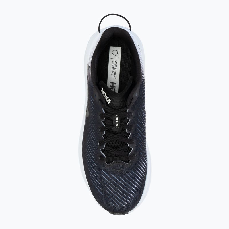HOKA Herren Laufschuhe Rincon 3 Wide schwarz/weiss 5