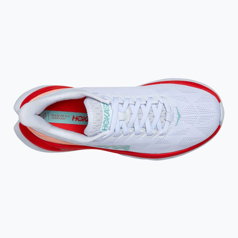 Damen Laufschuhe HOKA Mach 4 weiß/fiesta 10