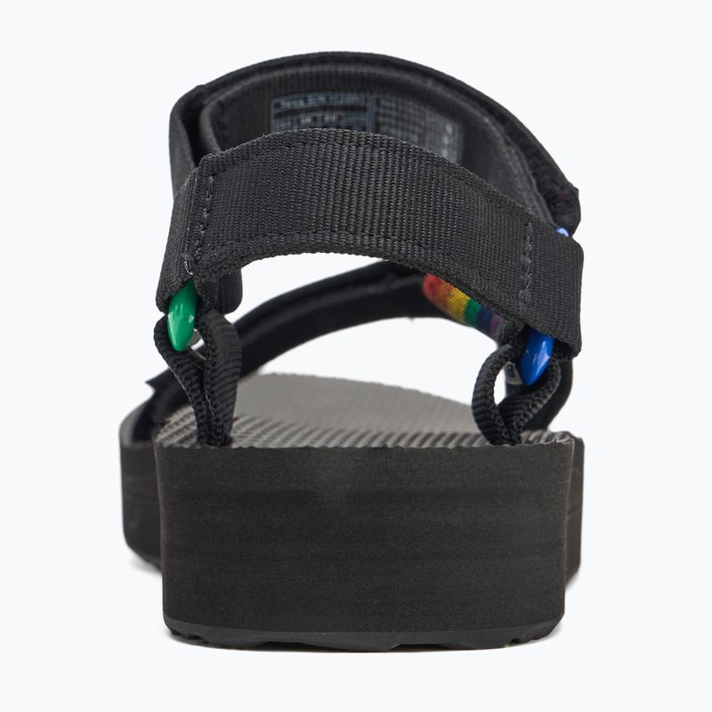 Sandalen Damen Teva Midform Universal Pride black rainbow 6