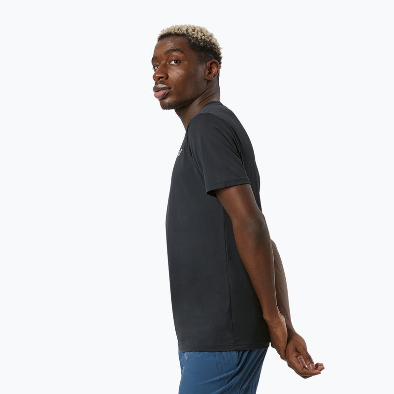 New Balance Core Run Herren-T-Shirt schwarz