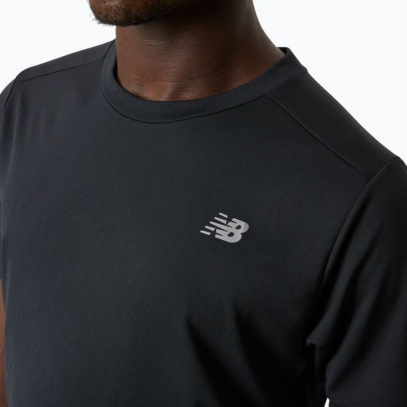New Balance Core Run Herren-T-Shirt schwarz