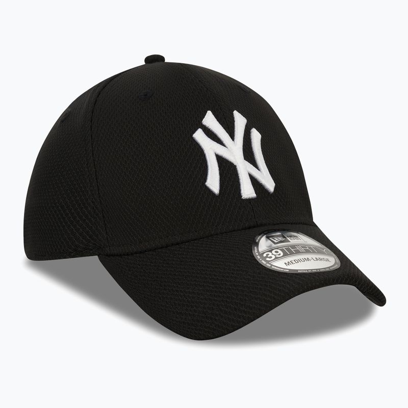 New Era Diamond Essential 39Thirty New York Yankees Baseballkappe schwarz