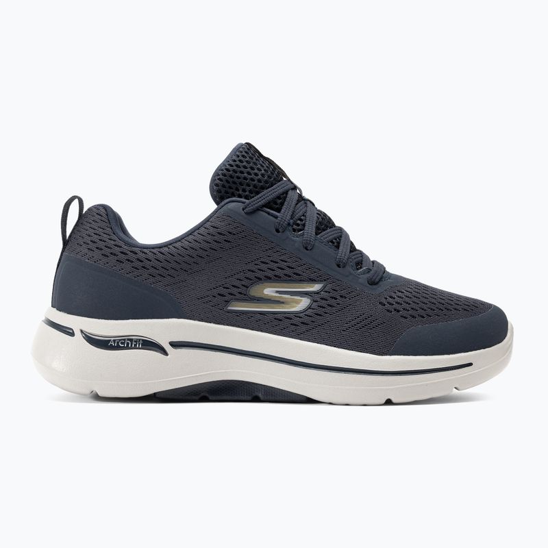 SKECHERS Go Walk Arch Fit Idyllic Herrenschuhe navy/weiß/gold 2