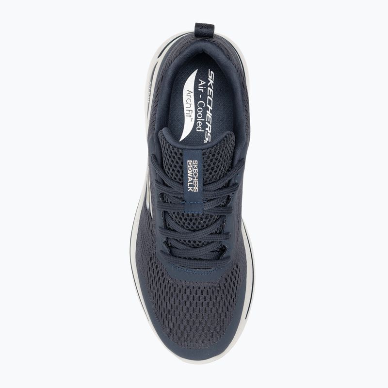 SKECHERS Go Walk Arch Fit Idyllic Herrenschuhe navy/weiß/gold 6