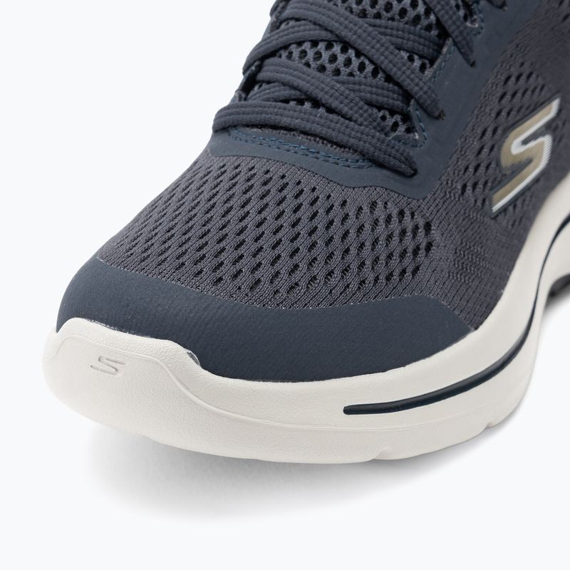 SKECHERS Go Walk Arch Fit Idyllic Herrenschuhe navy/weiß/gold 8