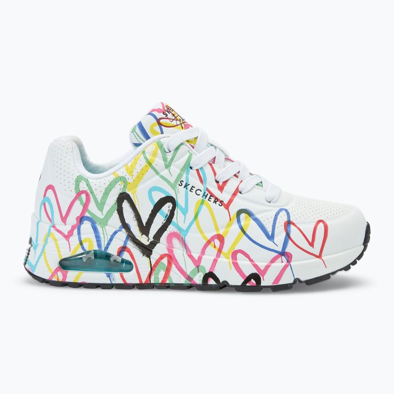 SKECHERS Damen Schuhe JGoldcrown Uno Spread The Love weiß/multicolor 2