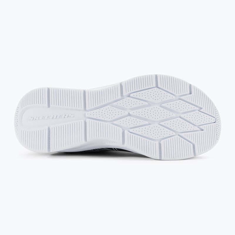 SKECHERS Microspec Texlor schwarz/silberne Kinderturnschuhe