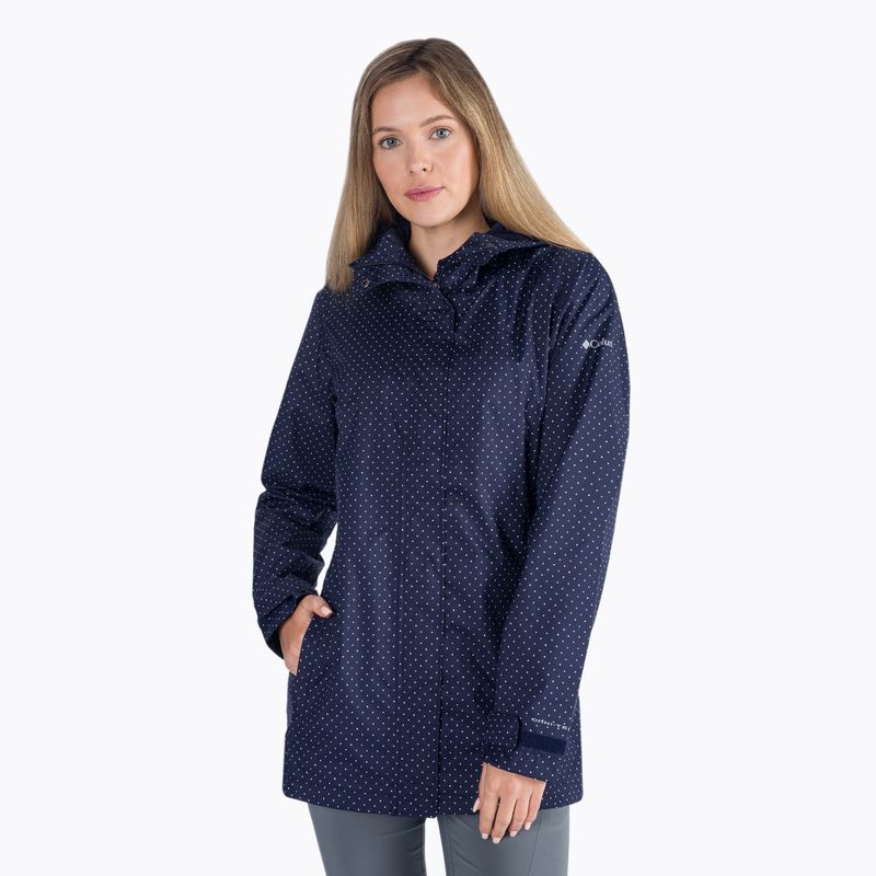 Damen Columbia Splash A Little II 468 Membran regen Jacke navy blau 1771064