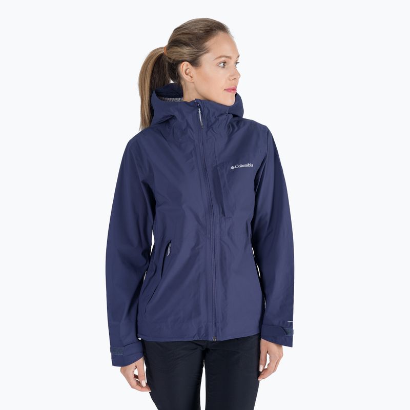 Columbia Damen Omni-Tech Ampli-Dry 466 Membran Regenjacke marineblau 1938973