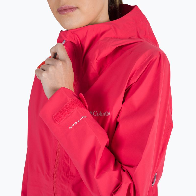 Columbia Omni-Tech Ampli-Dry Damen Membran Regenjacke 676 rot 1938973 4