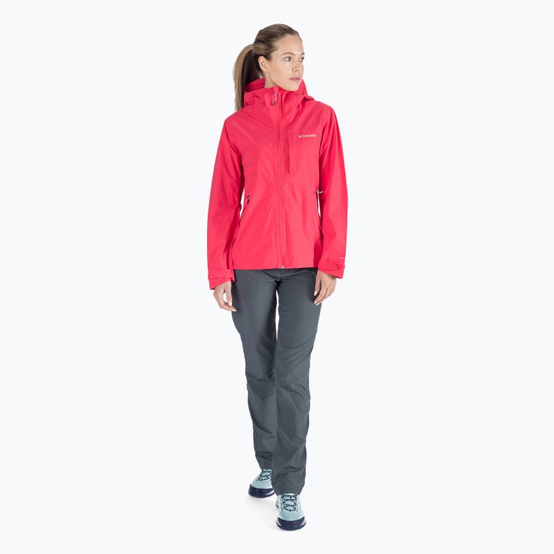 Columbia Omni-Tech Ampli-Dry Damen Membran Regenjacke 676 rot 1938973 6