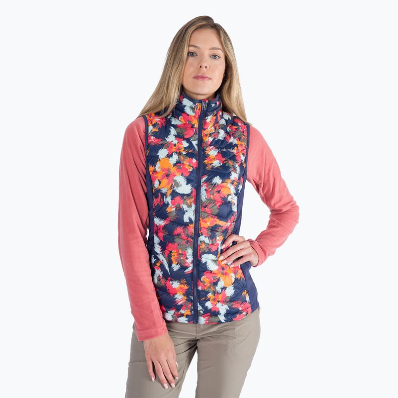 Columbia Powder Pass 469 Damen Zip-up ärmellos navy blau 1832222