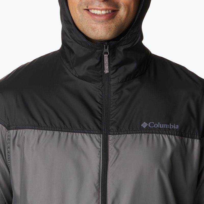 Columbia Flash Challenger Novelty graue Herren Windjacke 1988715023 4