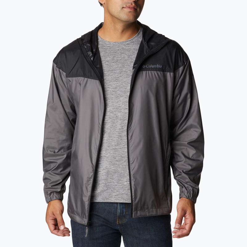 Columbia Flash Challenger Novelty graue Herren Windjacke 1988715023 6