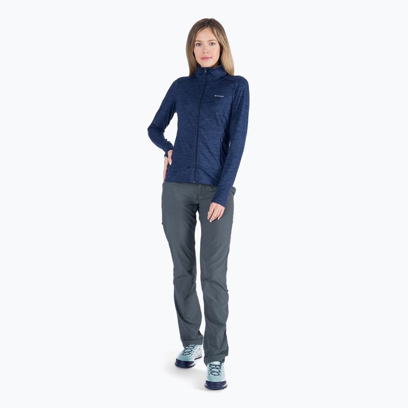 Columbia Damen Weekend Adventure Fleece-Sweatshirt navy blau 1959023 2