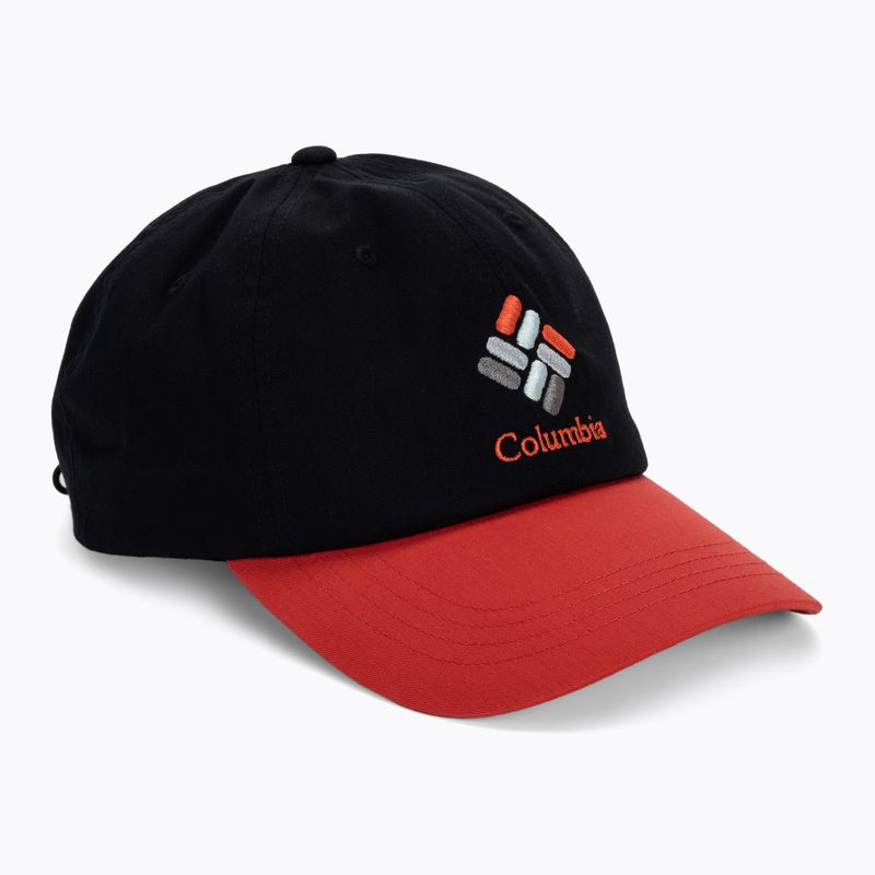 Columbia ROC II Ball Baseballmütze schwarz und rot 1766611