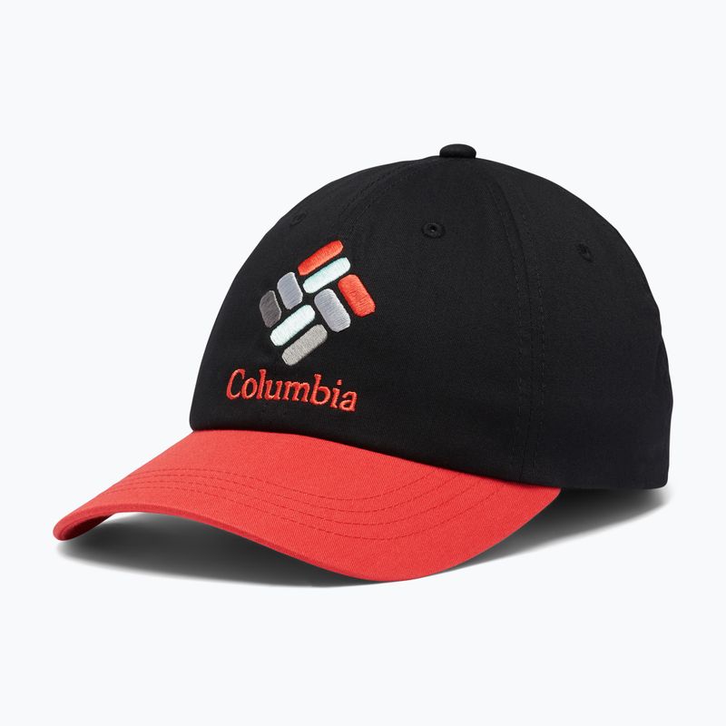 Columbia ROC II Ball Baseballmütze schwarz und rot 1766611 5